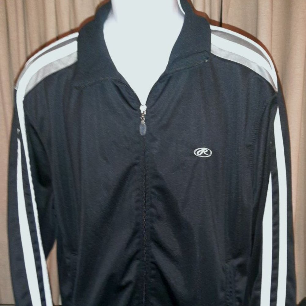 Rawlings stylish zippered Athletic Sports jacket in size XL